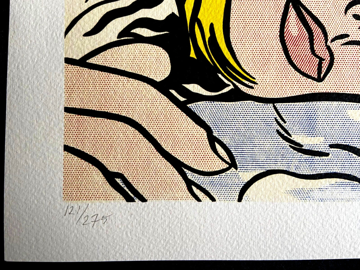 Roy Lichtenstein Lithograph Coa Signed Numbered