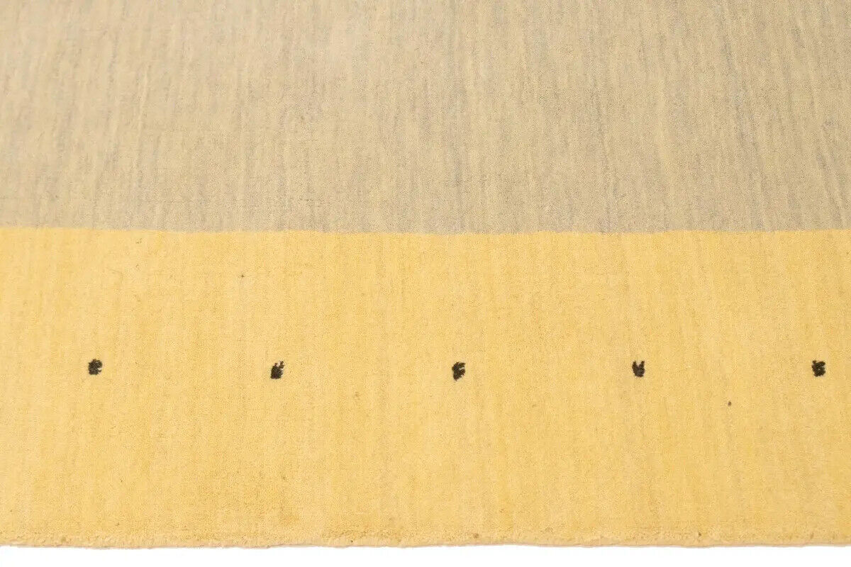 Modern Lori Gabbeh Rug Hand-Loomed Tribal Border