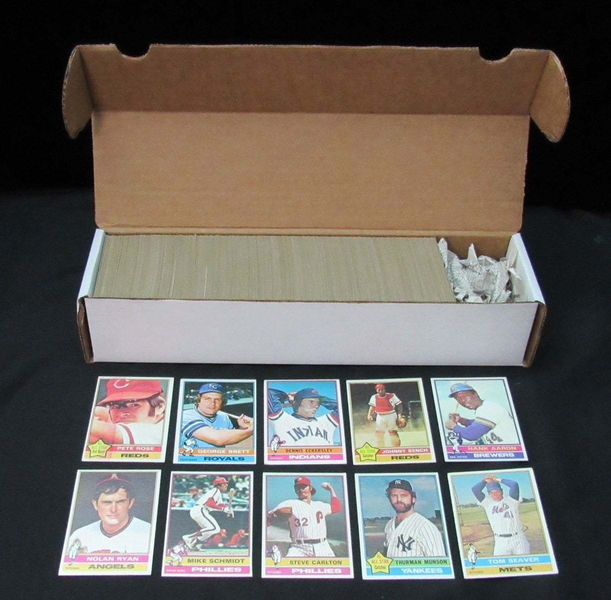 1976 Topps Baseball Complete Set (660) Brett Rc