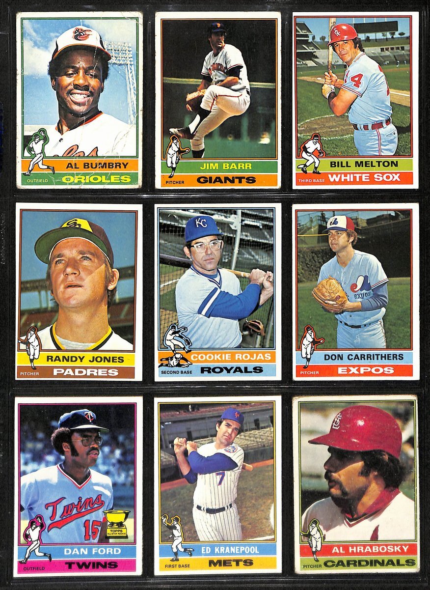 1976 Topps Baseball Complete Set (660) Brett Rc