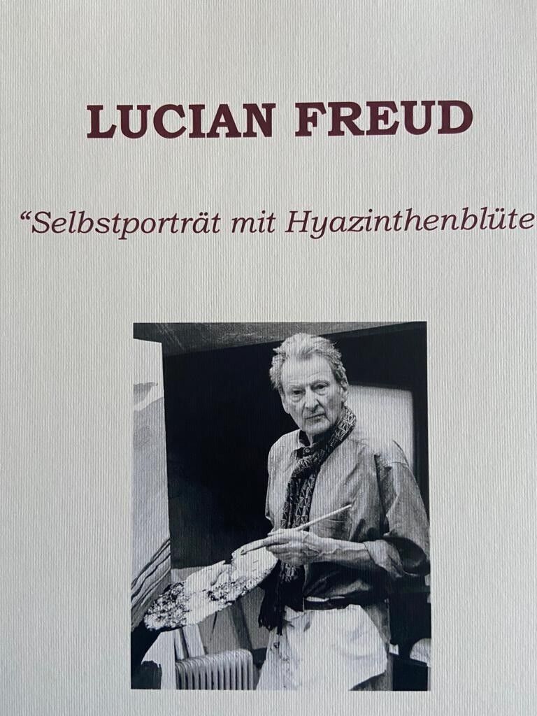 Lucian Freud Lithograph Coa Signature And Stamp