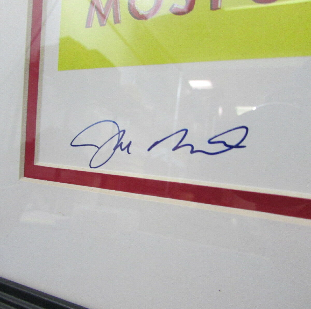 Joe Montana San Francisco 49Ers Signed/Framed