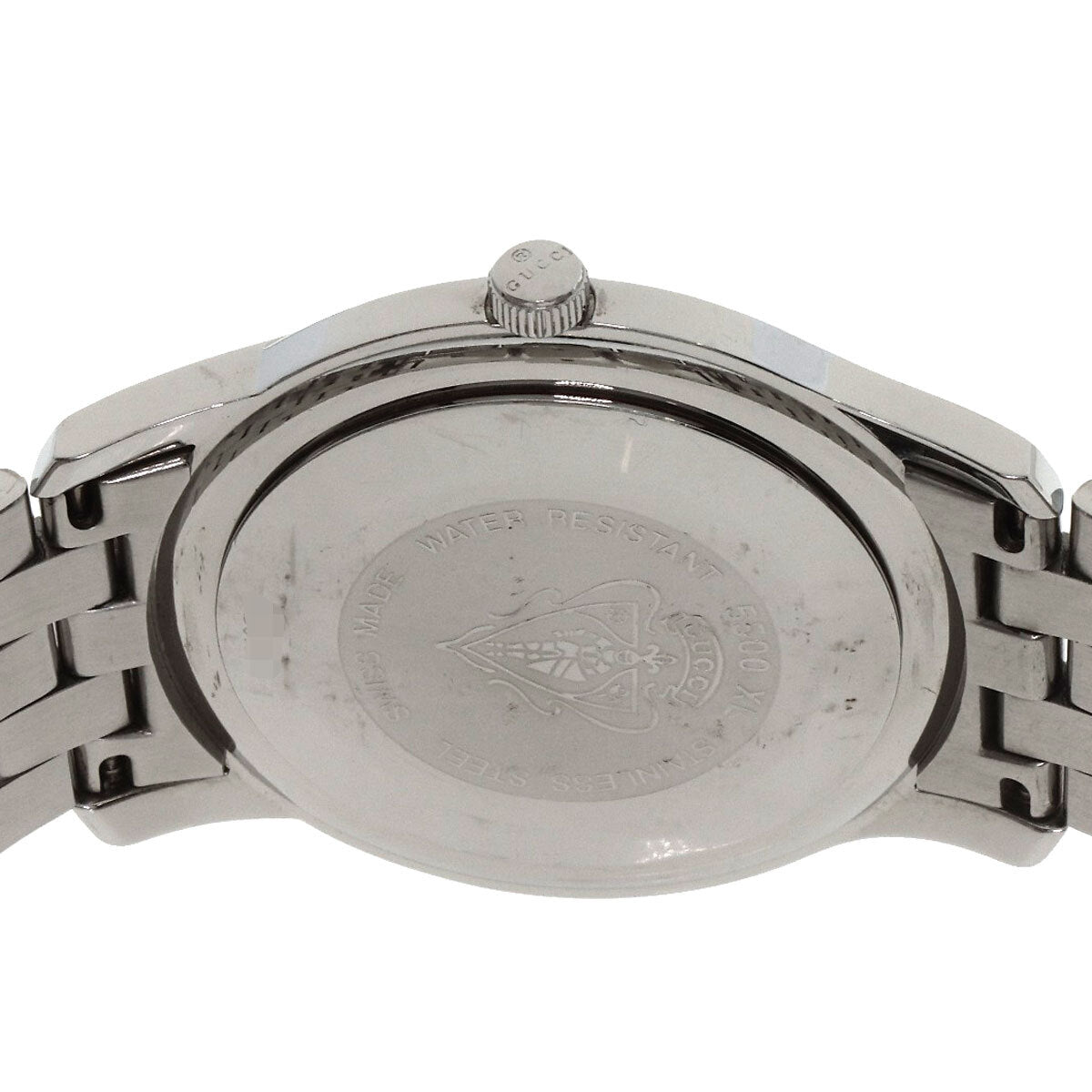 Gucci Round Face Watches 5500Xl Stainless Steel/Stainless Steel Mens