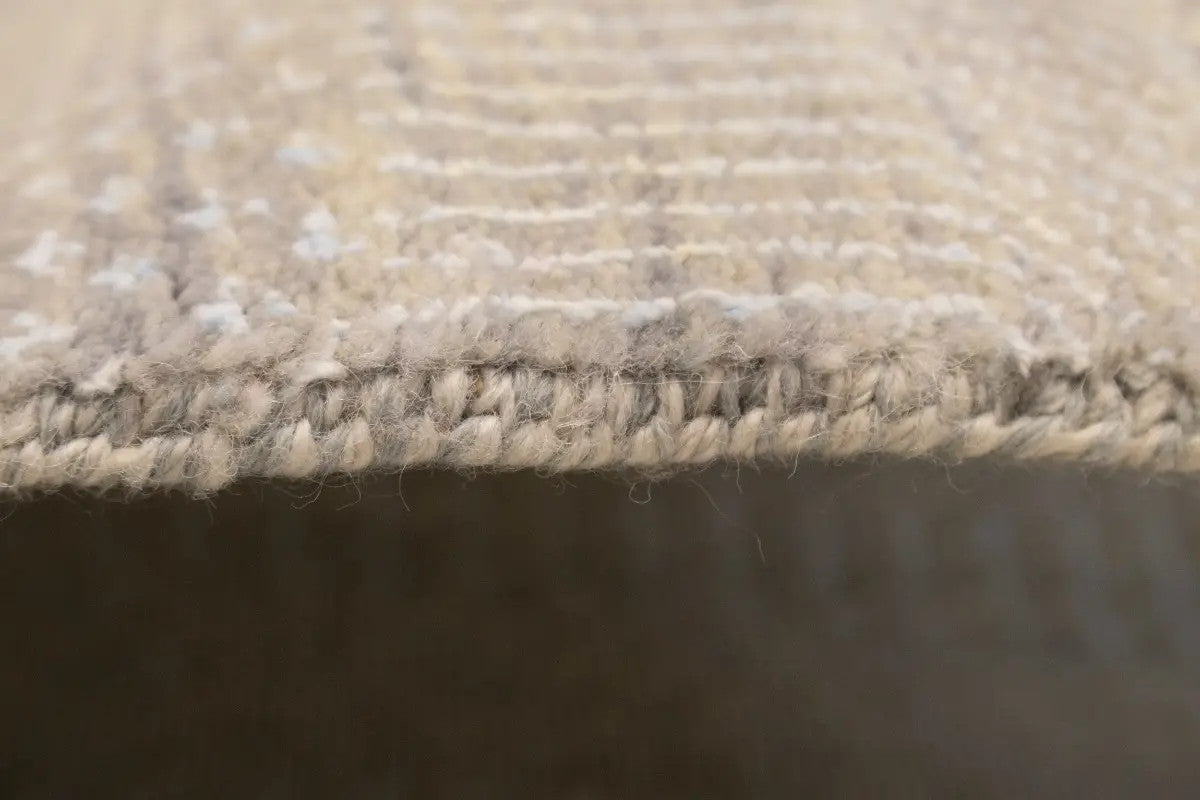 ft Handmade Modern Grass Design Rug Oatmeal Color Plush Oriental Area Carpet 6X9