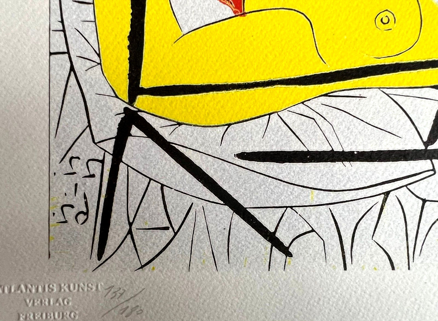 Pablo Picasso Lithograph Coa Signed Numbered By