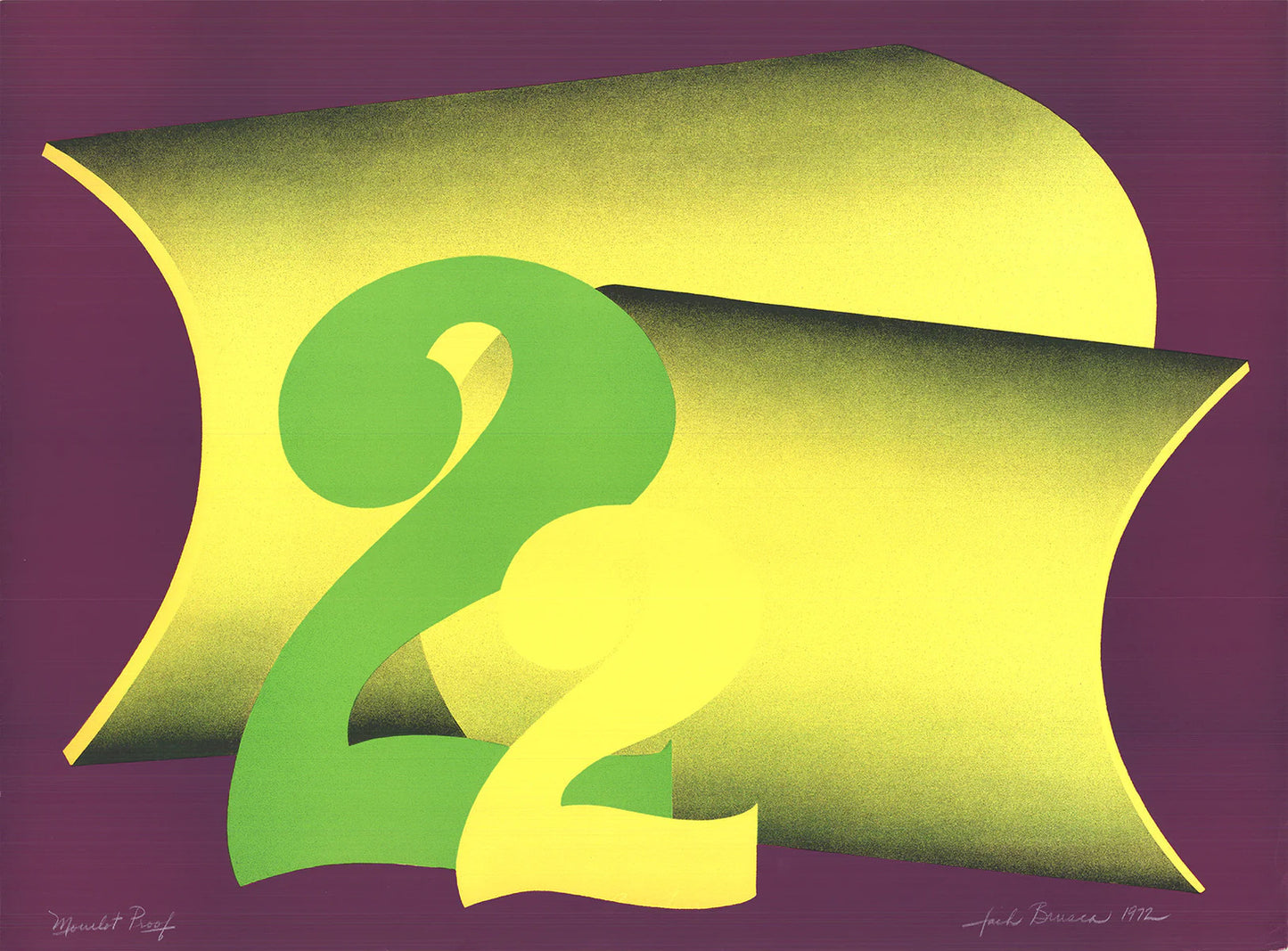 Faith Brusca Take 22 Signed " Serigraph Contemporary
