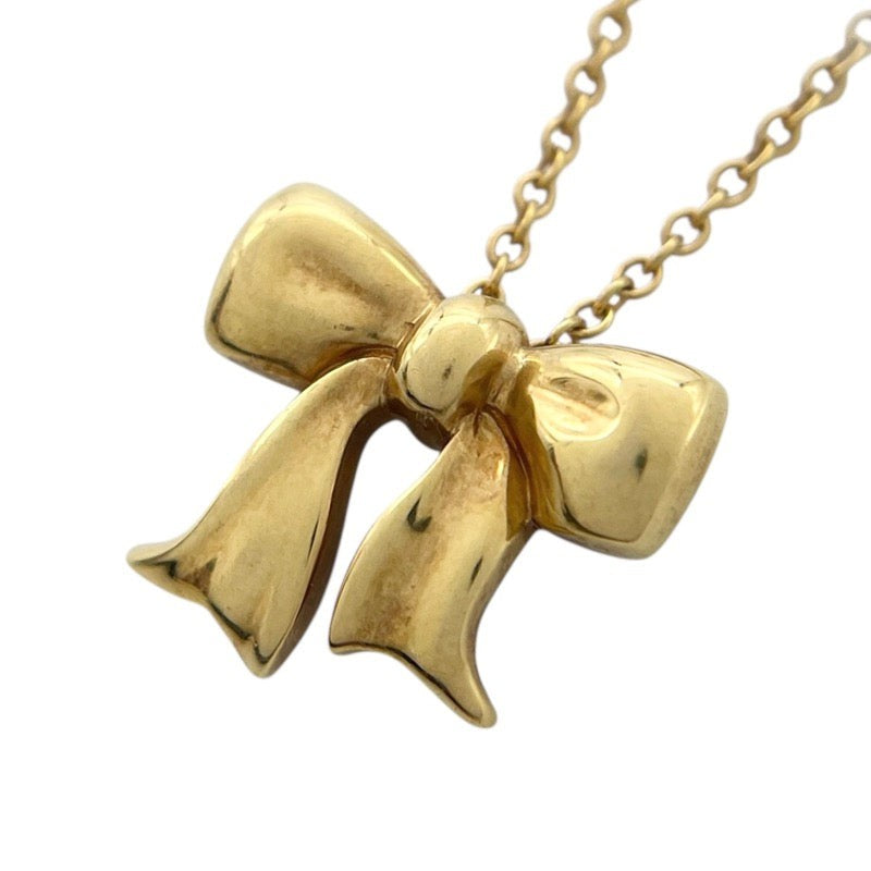 Tiffany & Co. Ribbon Necklace K18Yg
