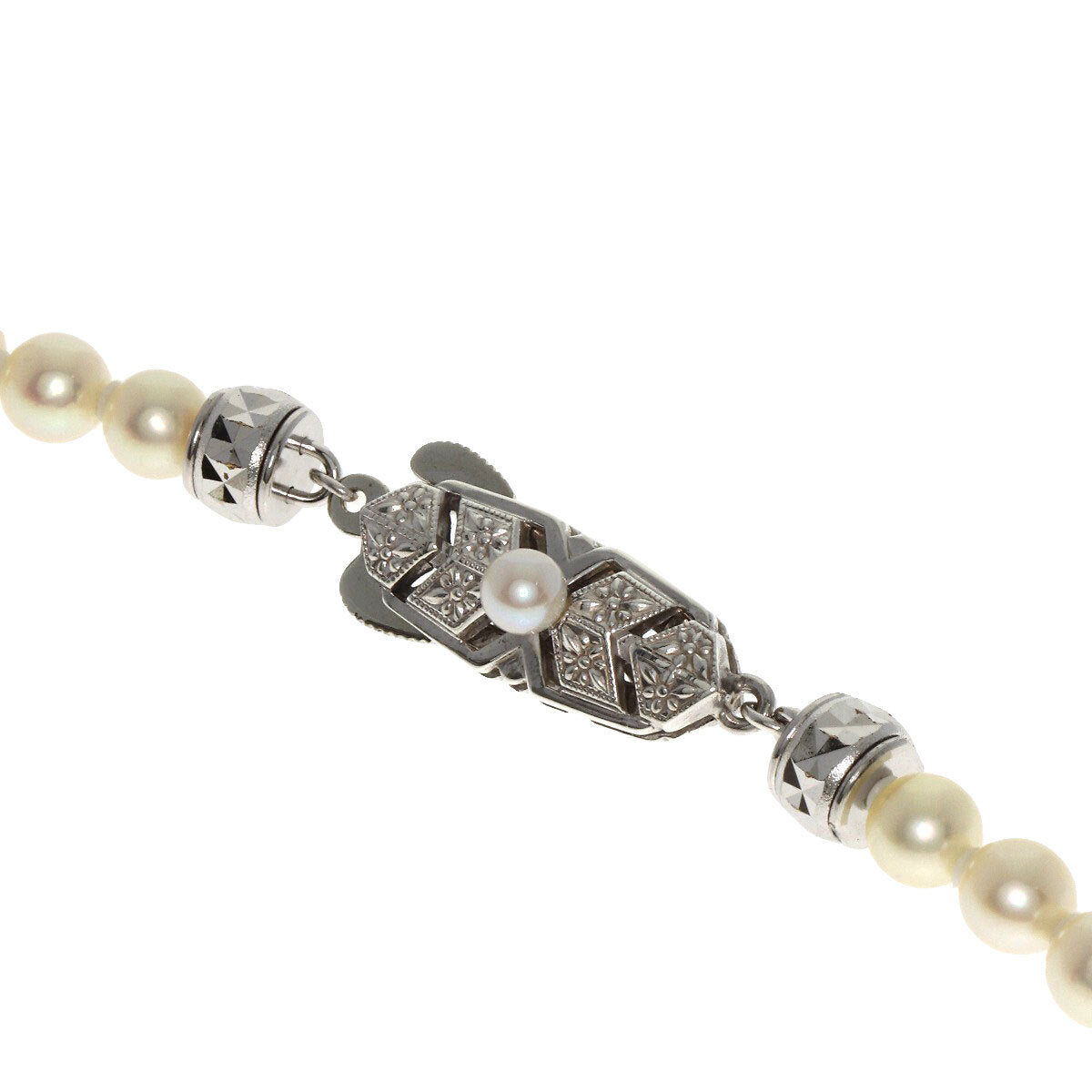 MIKIMOTO Necklace Pearl Pearl Metal