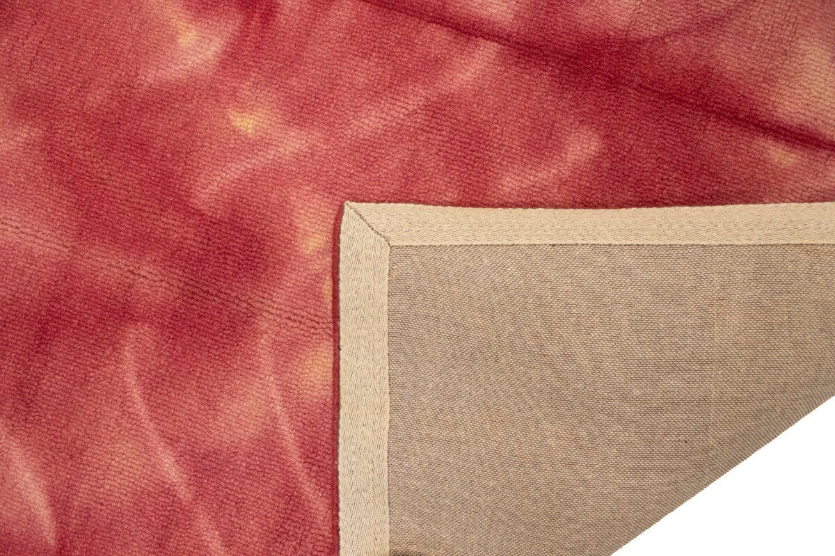 Tie-Dye Abstract Design Blush 5X8 Hand-Tufted