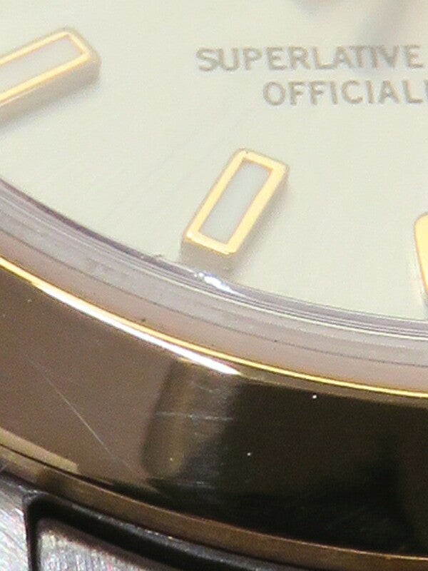 Rolex Oyster Perpetual 76183 Gray Case Size 24Mm Ladies Used Watch #71021