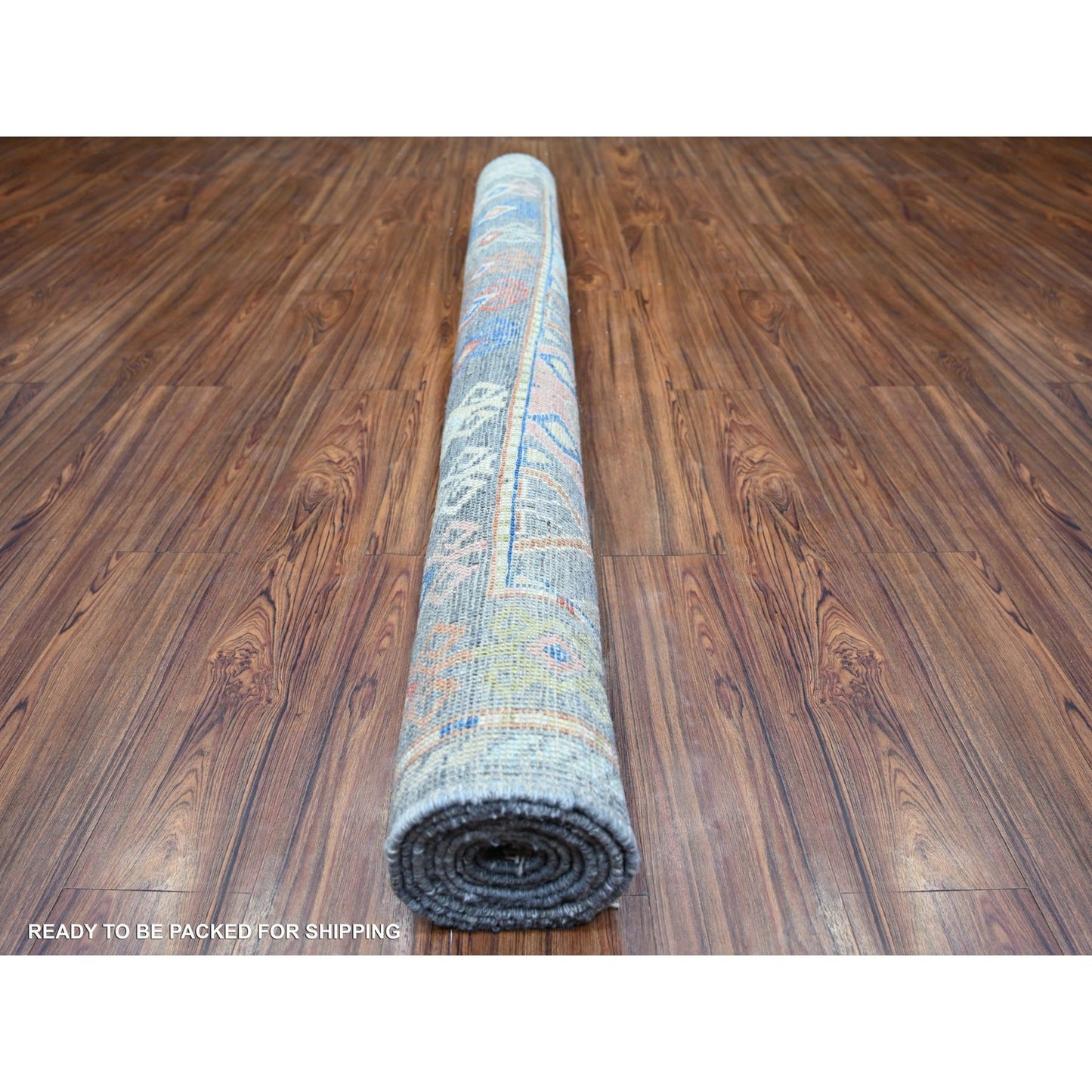 5'10"X9'1" Colorful Wool Hand Knotted Anatolian Village Inspired Rug