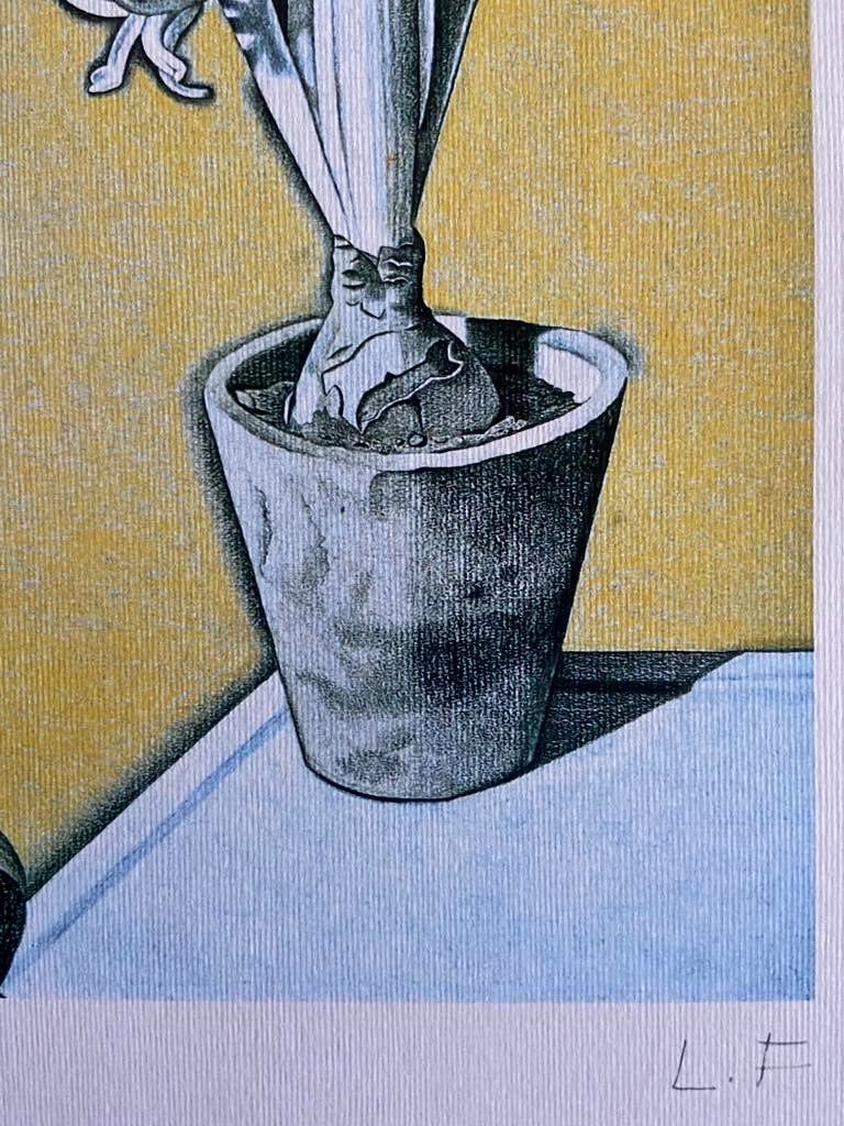 Lucian Freud Lithograph Coa Signature And Stamp