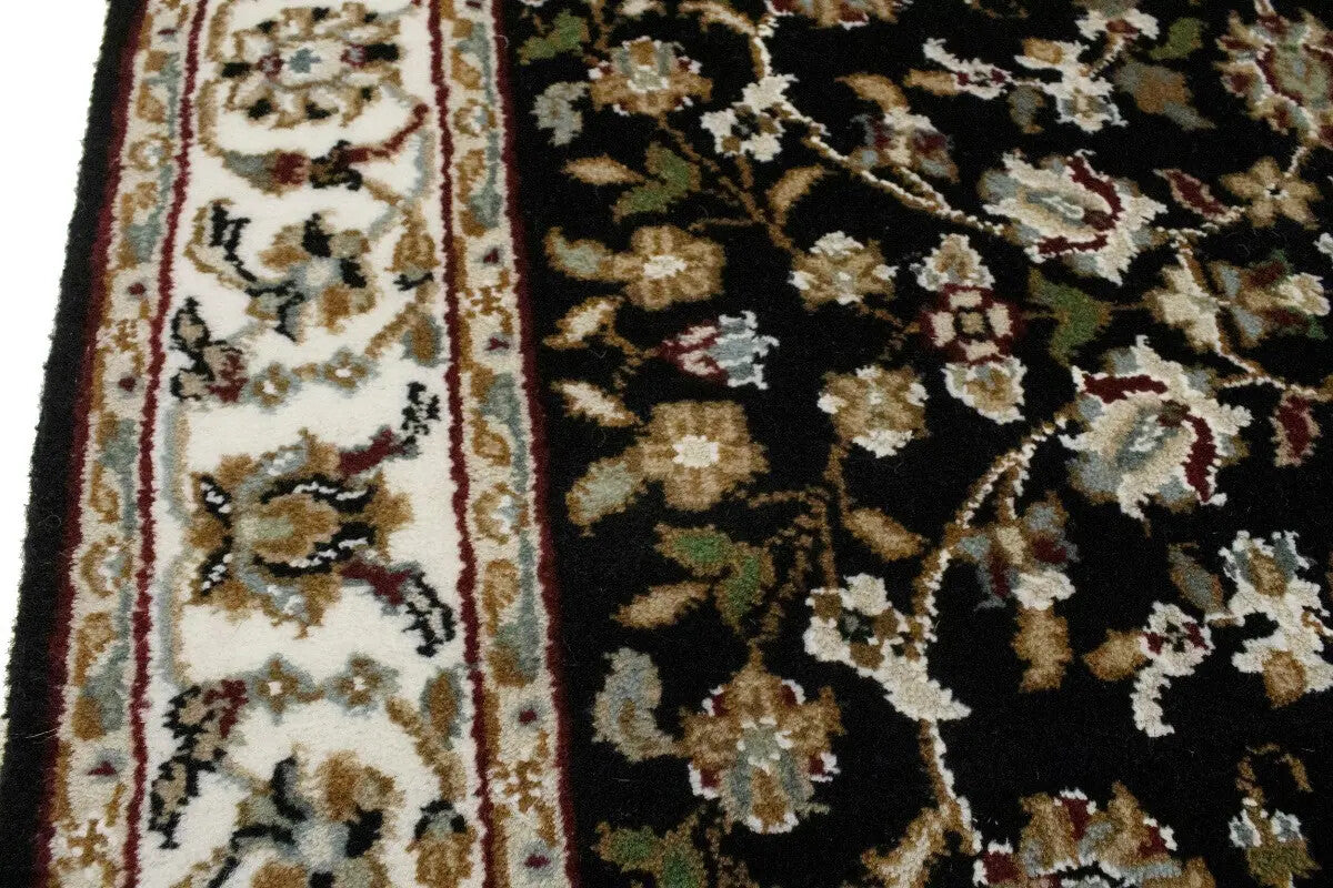 Handmade Indo-Nain Oriental Runner Rug 3X12 Ft