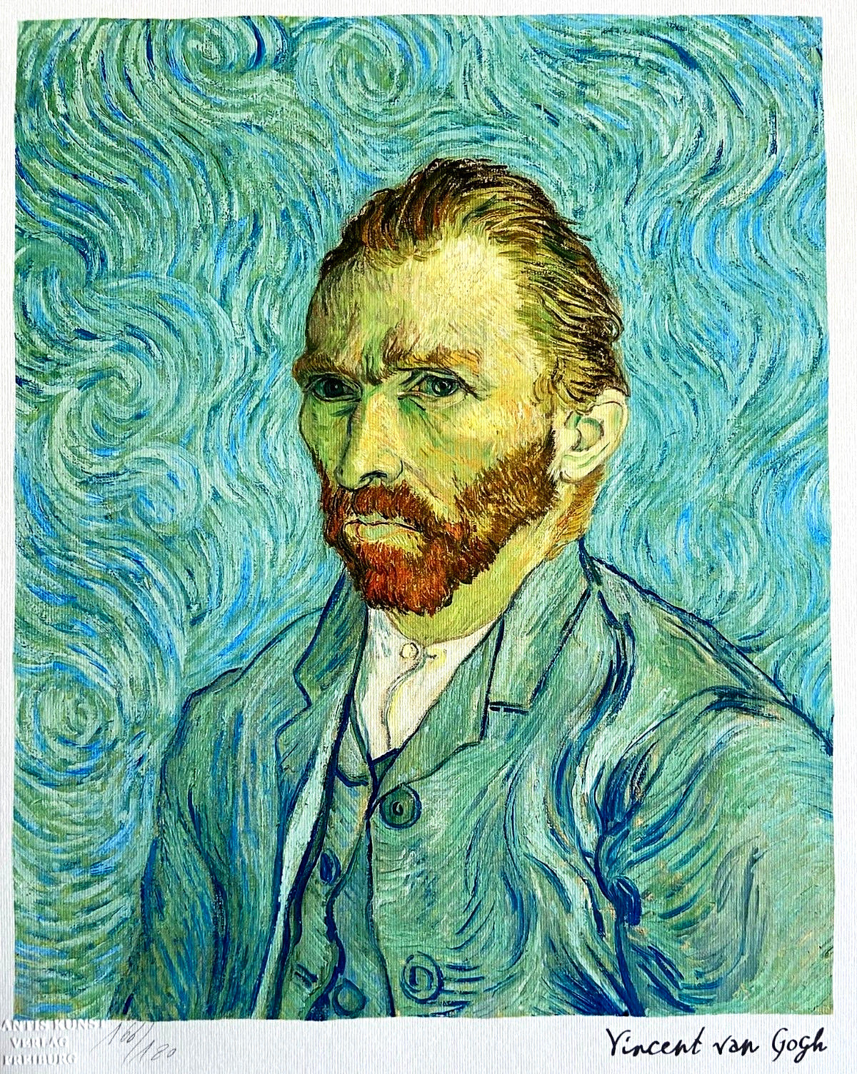 Vincent Van Gogh Lithograph From A Painting Coa
