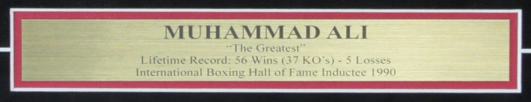 Muhammad Ali Signed/Auto 8X10 Photo Collage