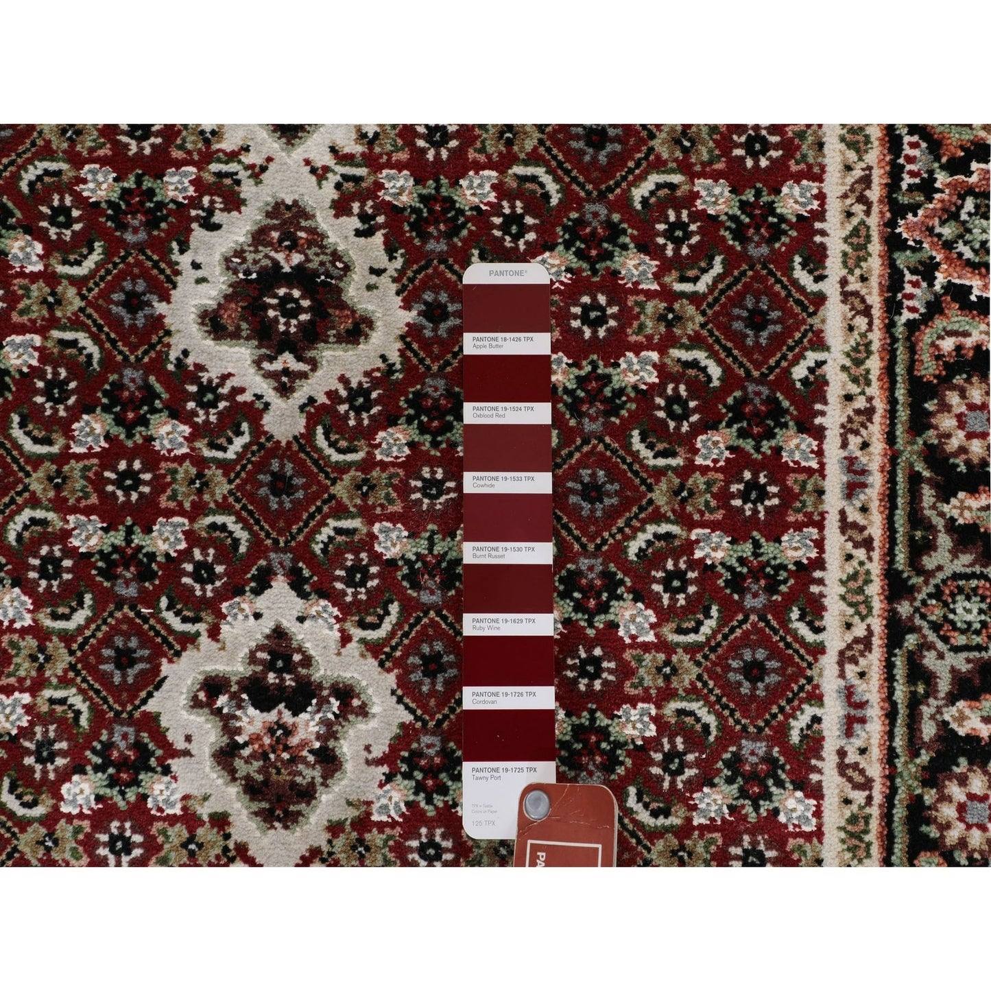 2'8"X10'1" Red Tebraz Mahi Fish Design Hand Knotted Runner Rug