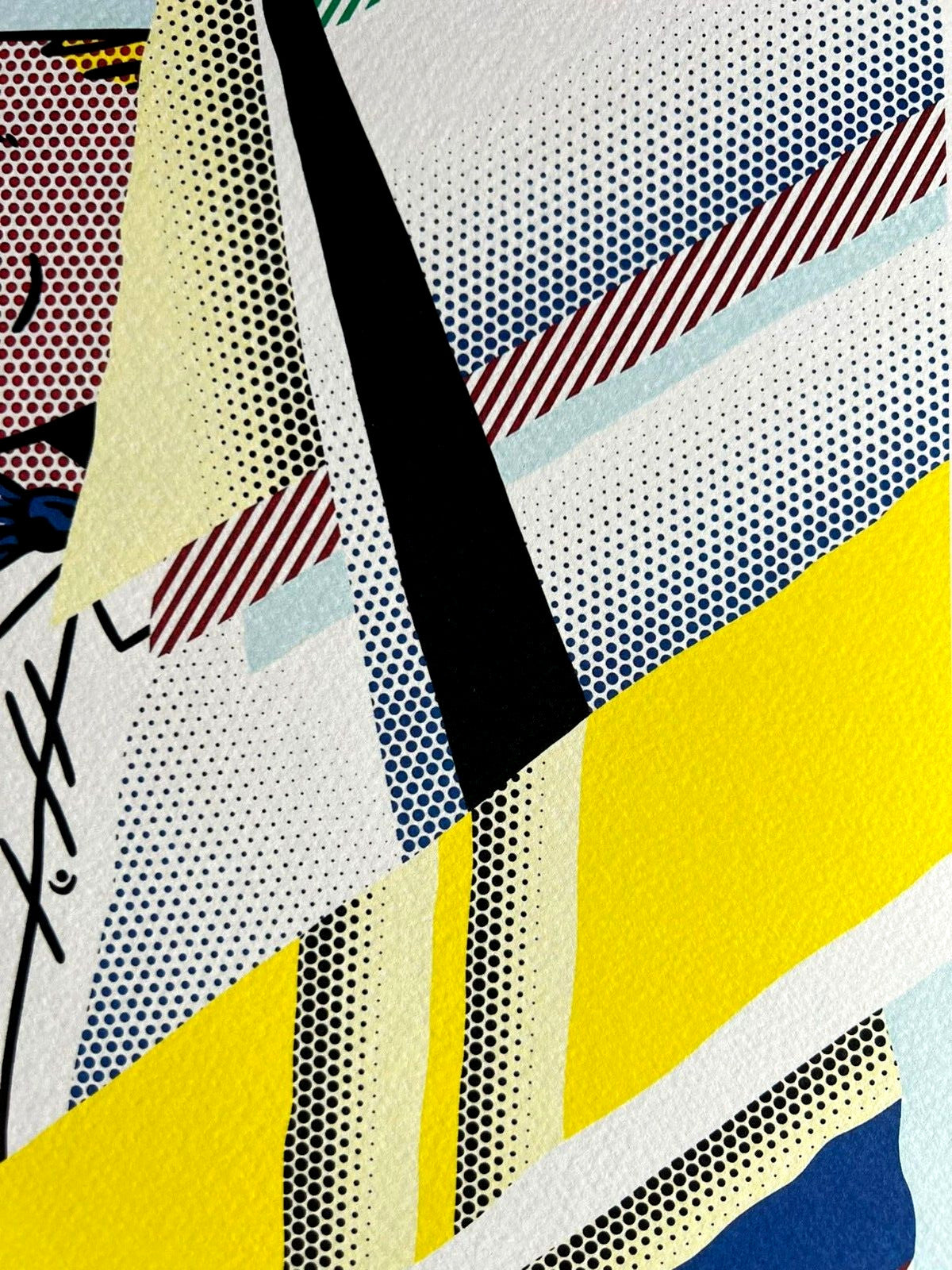 Roy Lichtenstein Lithograph Coa: Hand Numbered 275 Exe