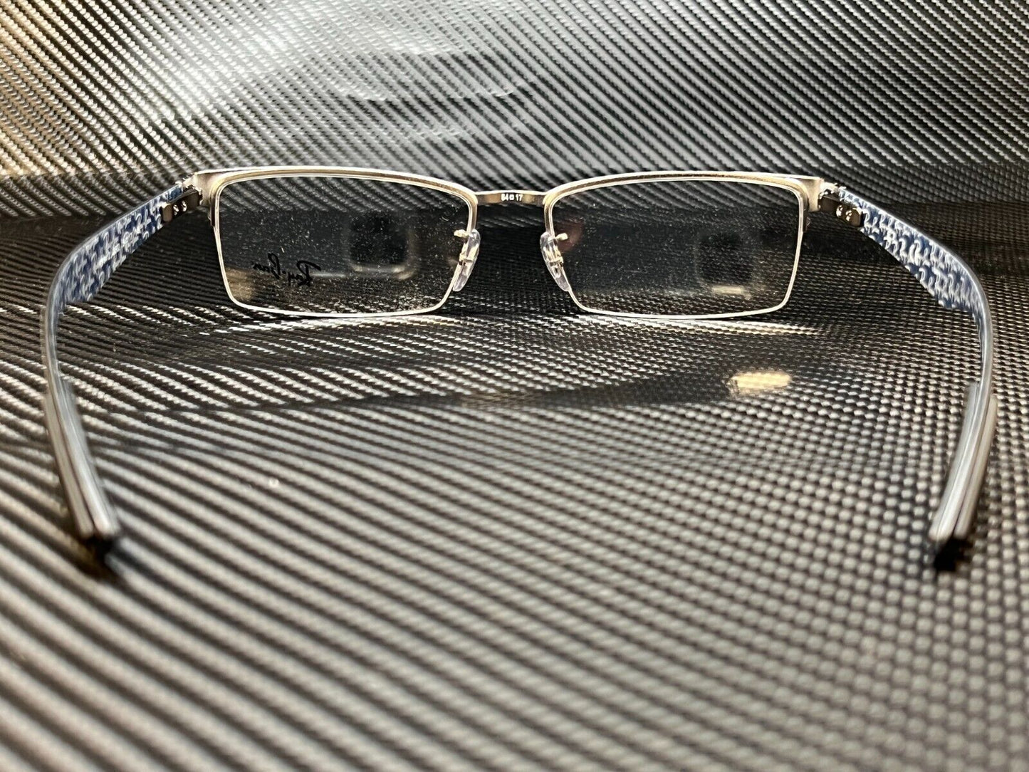Ray Ban Rx8412 2502 Gunmetal Rectangle 54 Mm