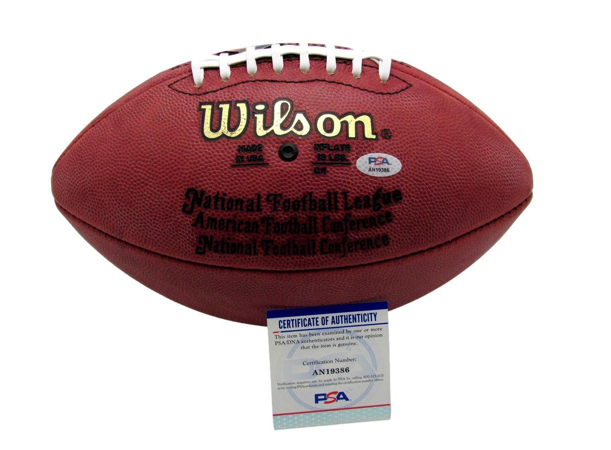 George Blanda Hof Signed/Inscribed Wilson Nfl