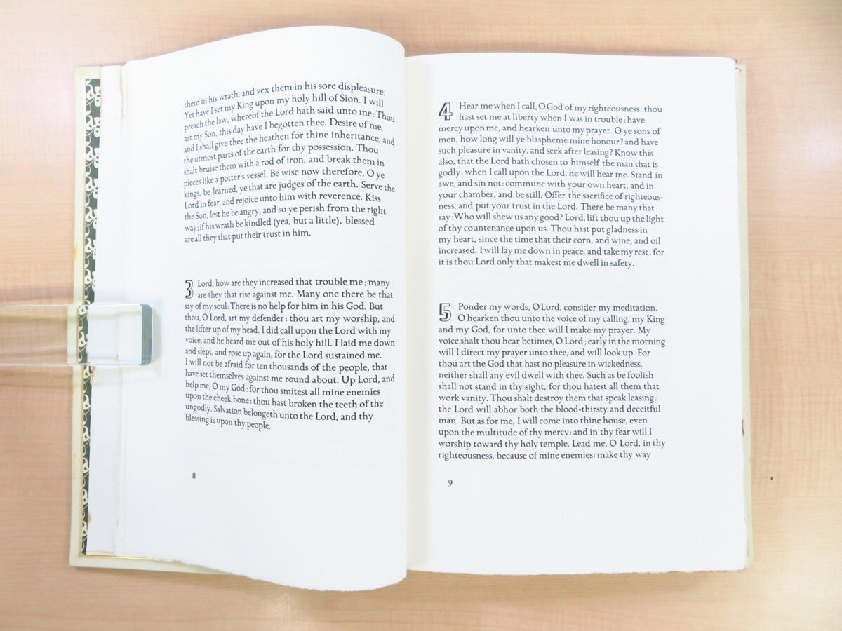 The Psalms Of David 1977 Ltd20 Leather-Bound Book
