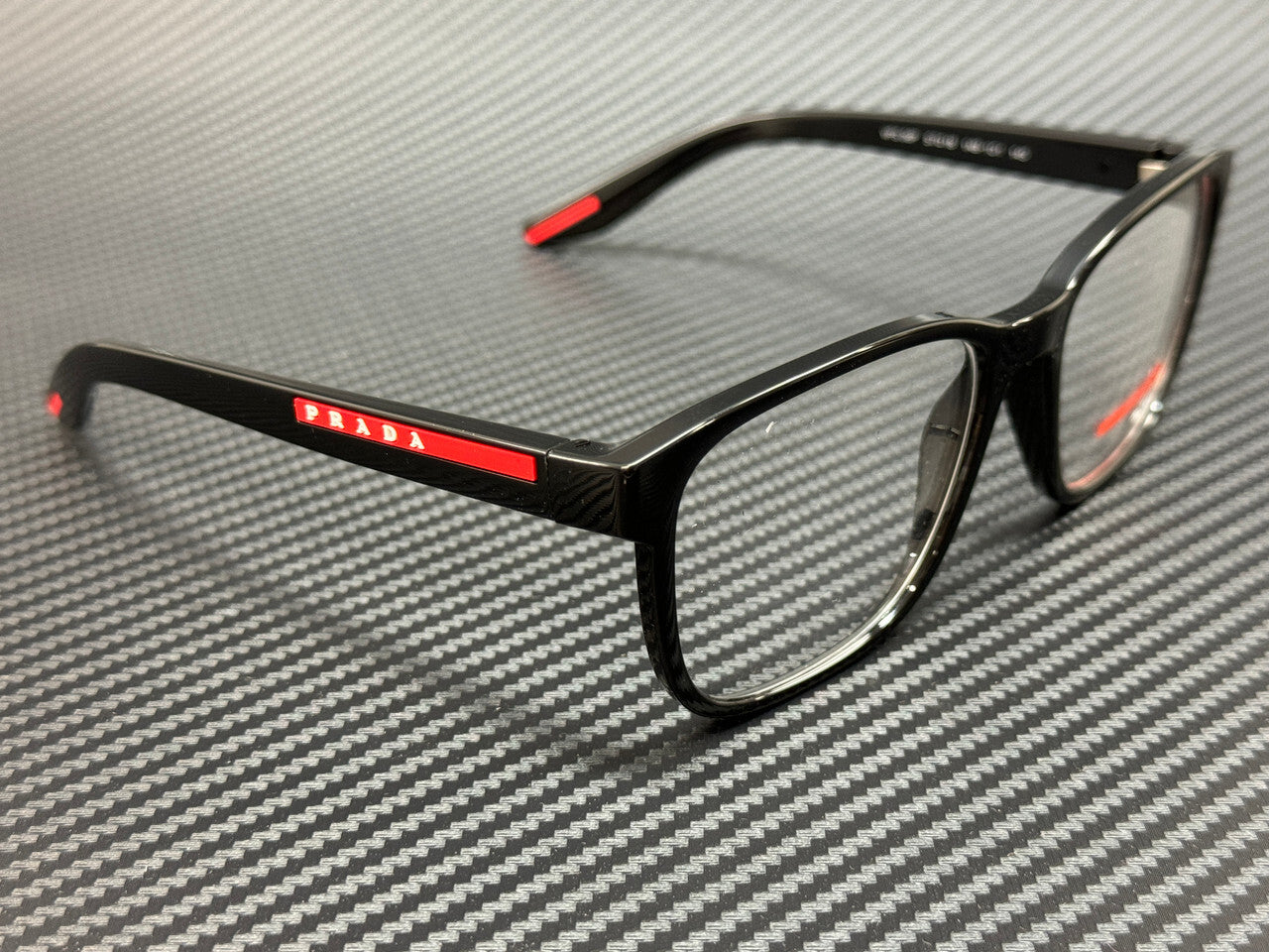 Prada Linea Rossa Ps 06Pv 1Ab1O1 Black Men'S 57