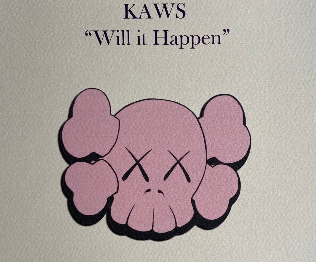 Kaws Lithograph Mori Art Museum Coa Numbered