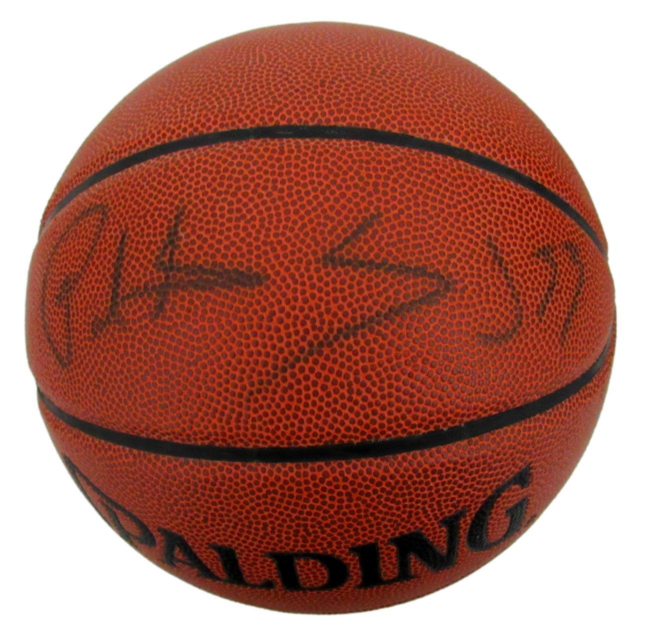 Patrick Ewing Autographed Spalding Basketball New