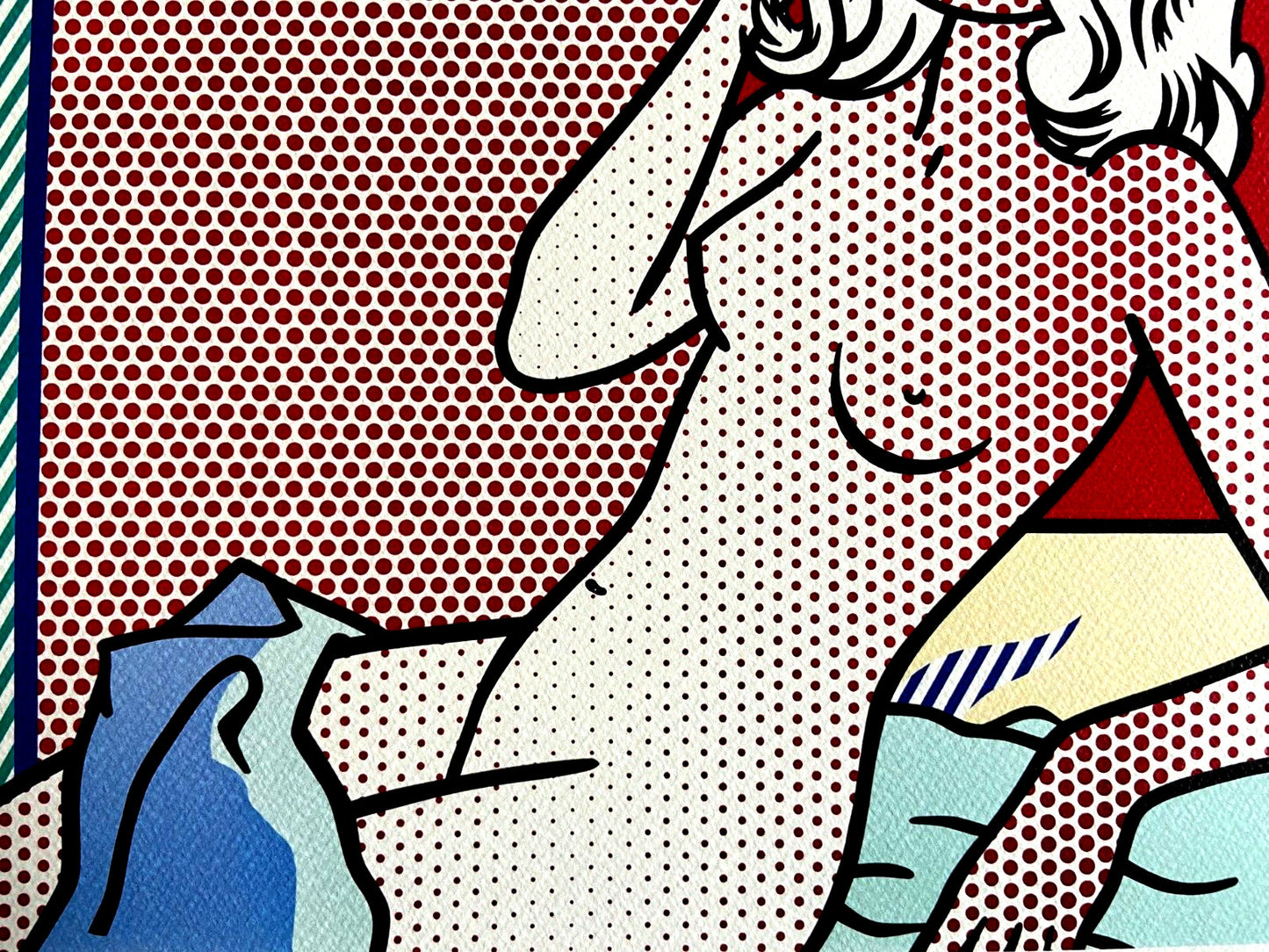 Roy Lichtenstein Lithograph Coa Hand Numbered