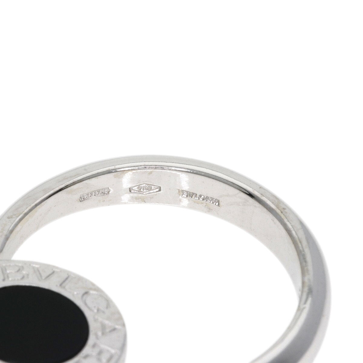 Bvlgari Ring Bvlgari Bvlgari Flip Diamond Onyx
