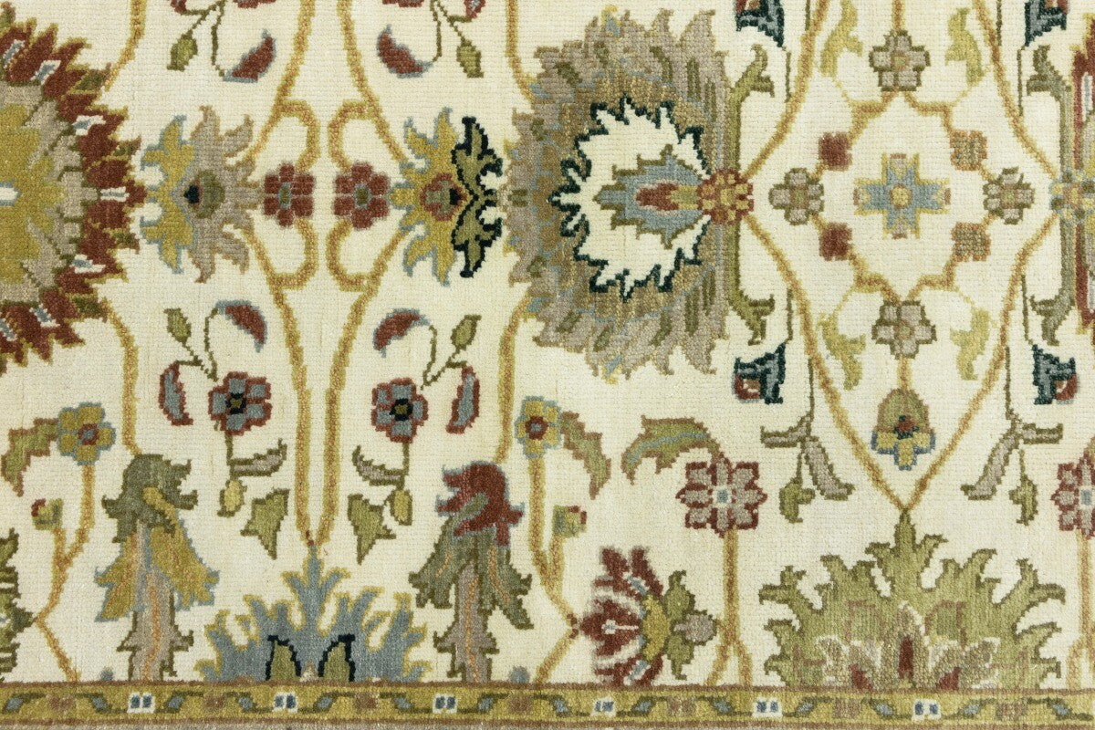 4X6 Ft Hand-Knotted Peshawar Osh Chobi Floral Rug