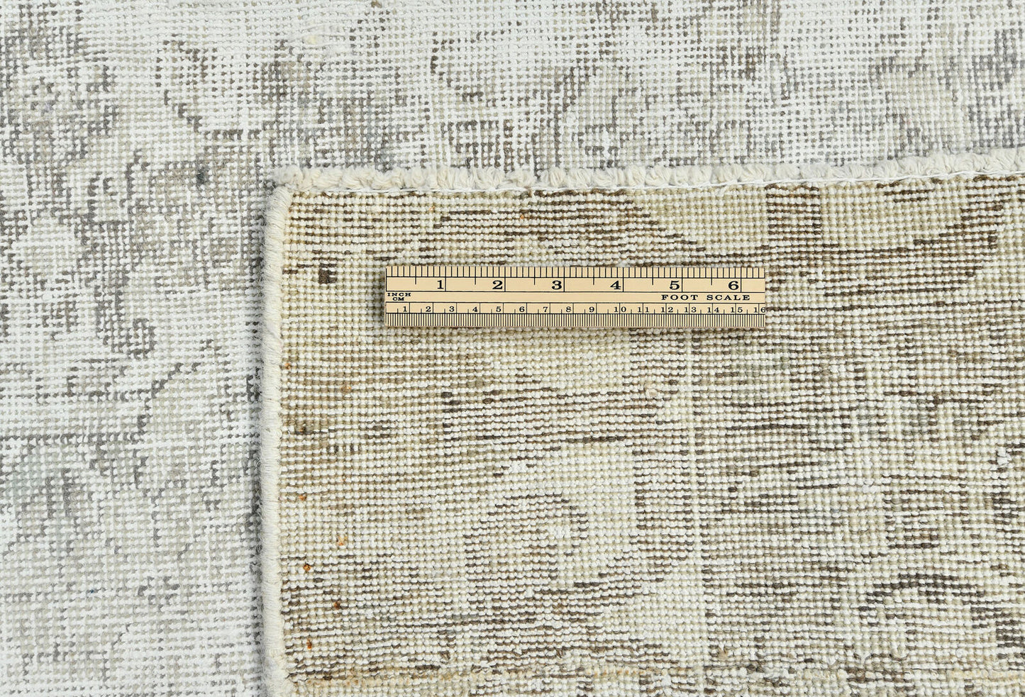 Hand-Knotted Antique Oriental Rug Floral Design