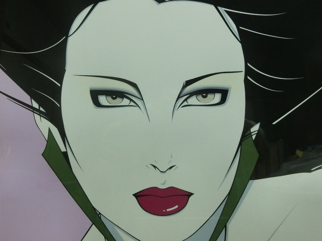 Framed Mirage Editions Patrick Nagel Serigraph Signed Print