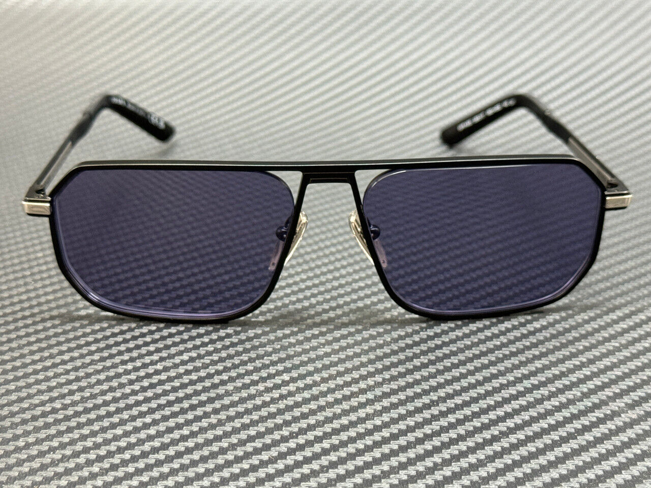 PRADA PR A53S 1BO05Q Matte Black Violet Mirror