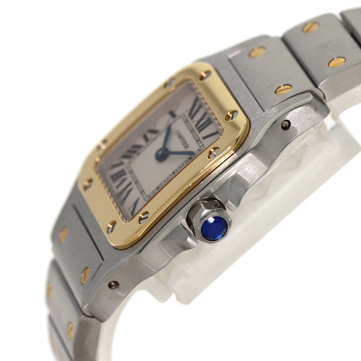 Cartier Santosgalbe Sm Watches W20012C4 Stainless Steel/Ssxk18Yg Ladies