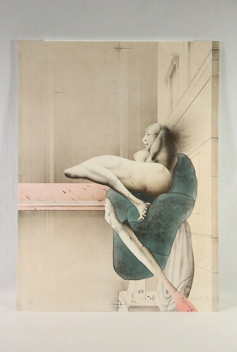 Paul Wunderlich 1975 Original Lithograph Hand