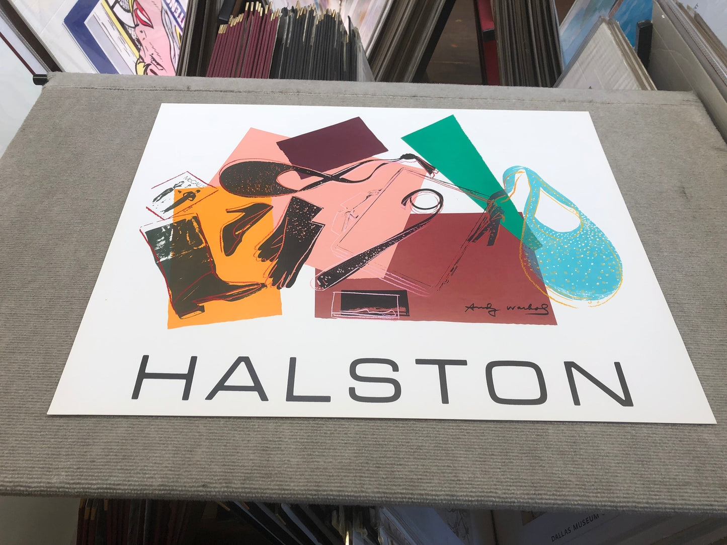 Andy Warhol Halston Advertising Campaign Poster " Serigraph Po