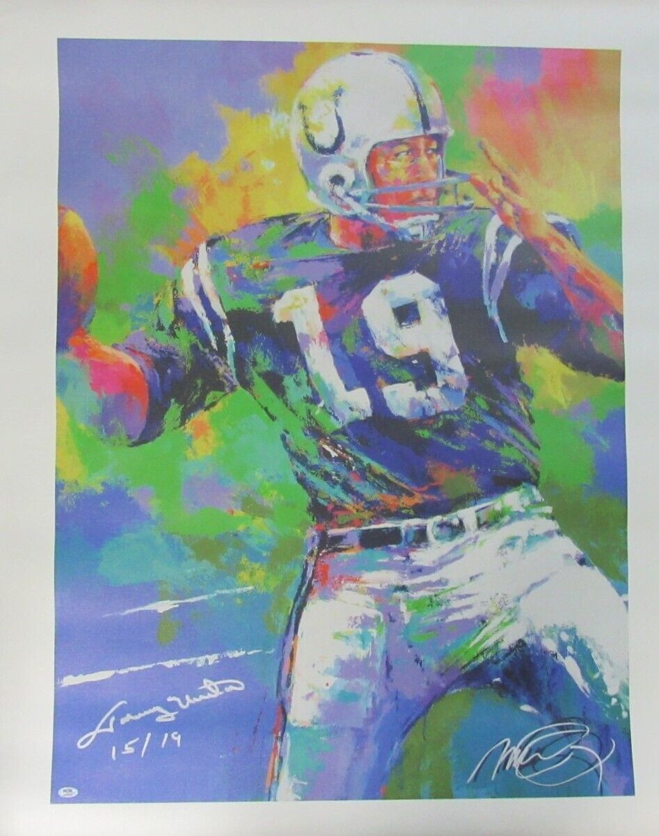 Johnny Unitas Hof Signed/Autographed 36X45.5