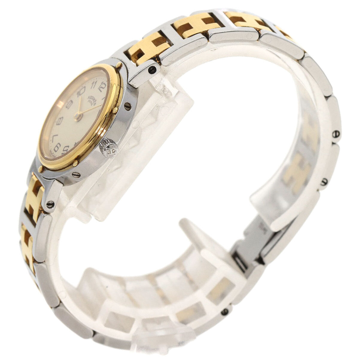 Hermes Clipper Watches Stainless Steel/Ssxgp Ladies
