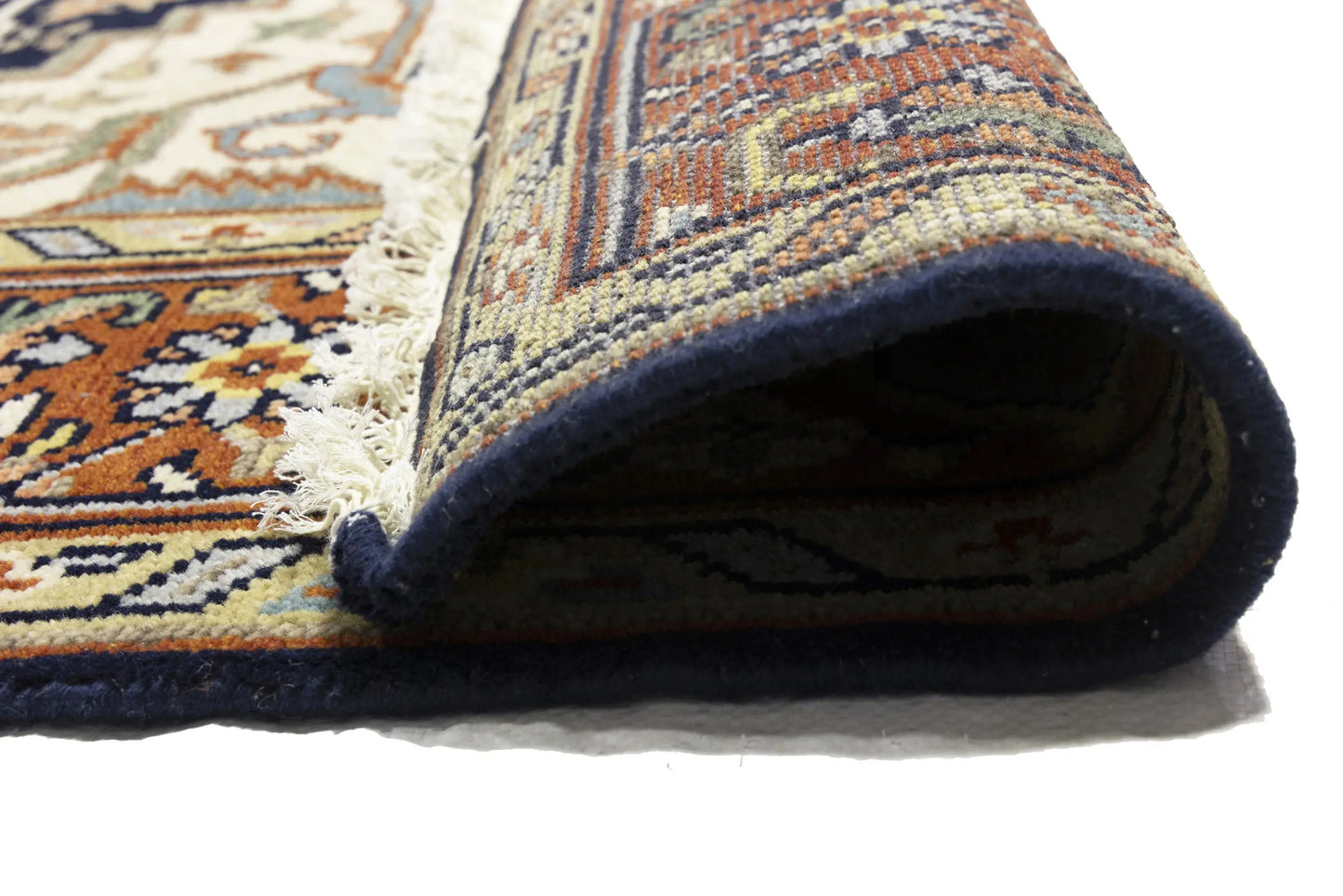 8X10 ft Handmade Serapi Oriental Rug Floral Boho
