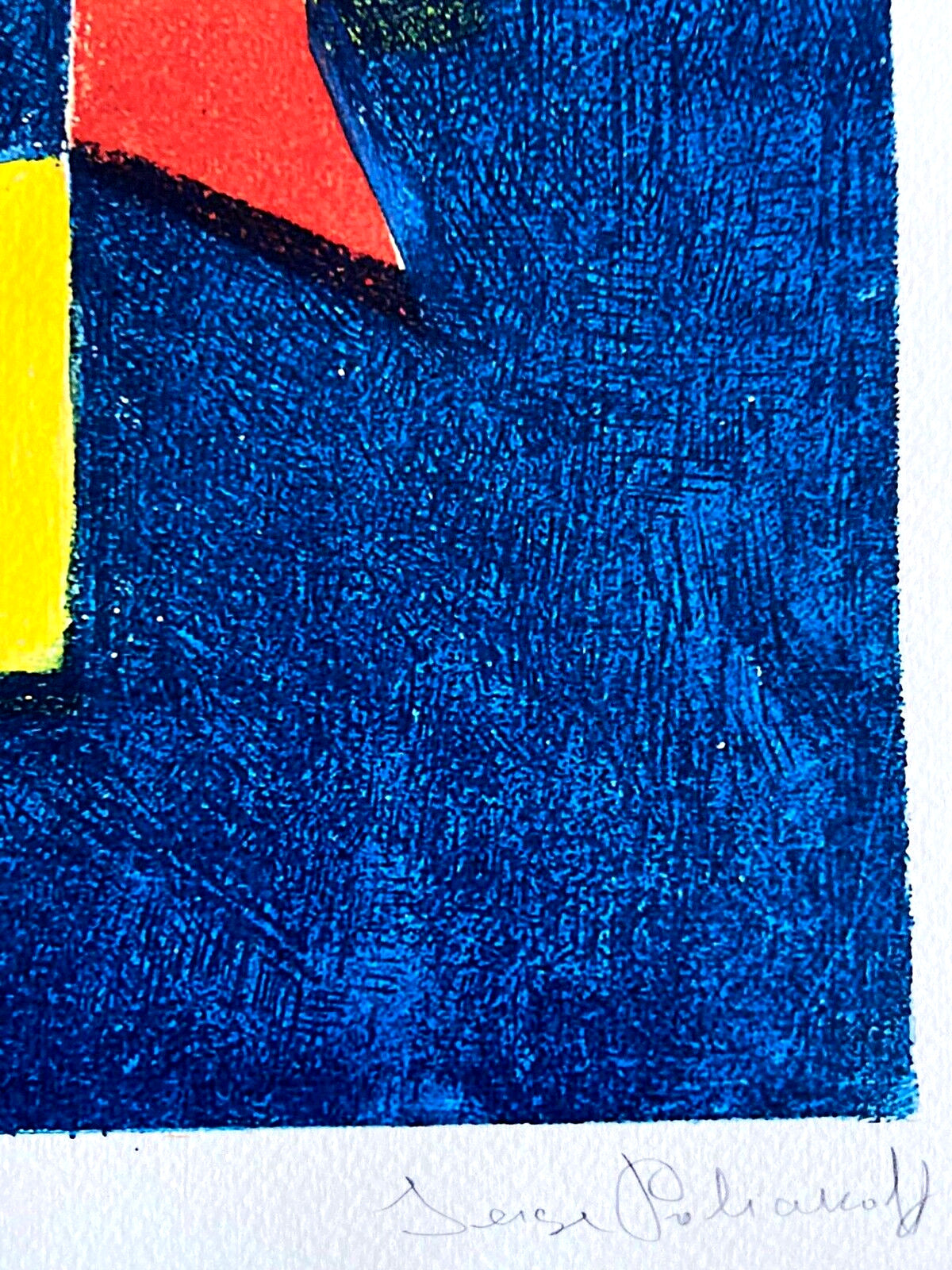 Serge Poliakoff Lithograph Moma Coa Signed Op