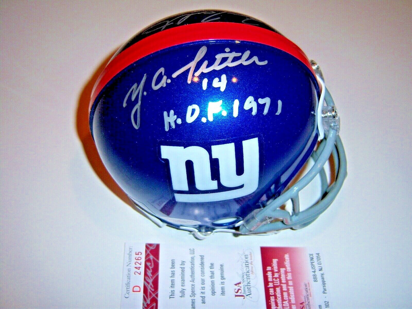 Andy Robustelli,Fran Tarkenton,Ya Tittle Giants