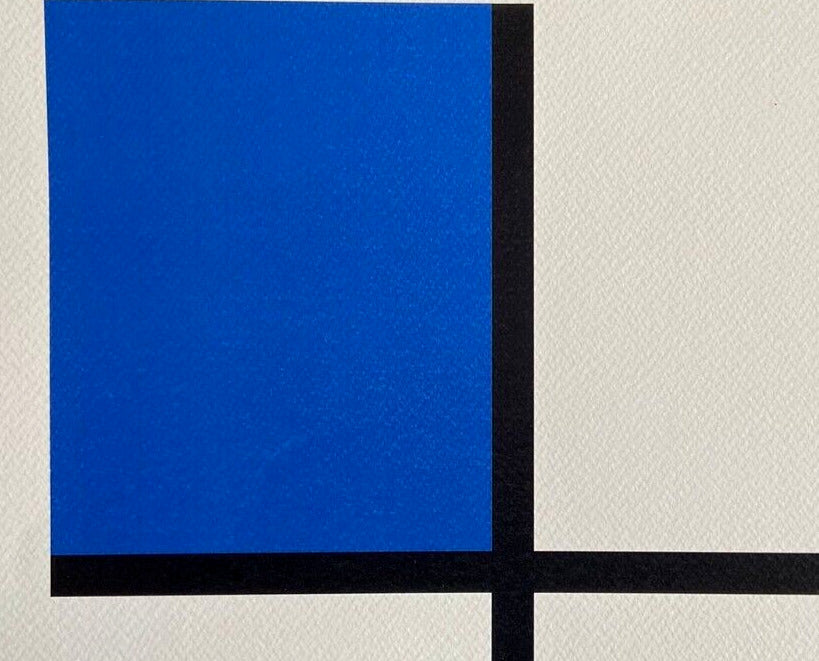 Piet Mondrian Lithograph Coa Numbered Certified