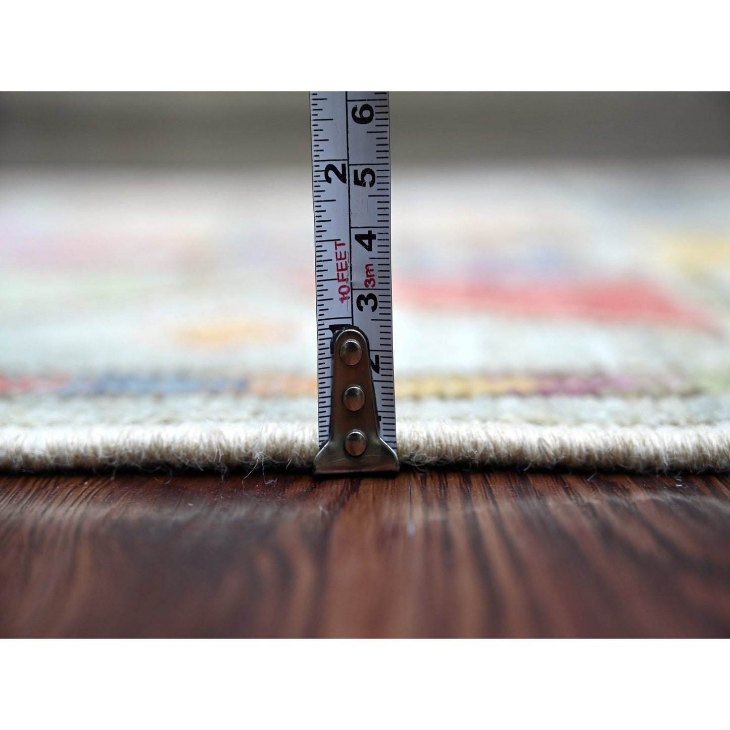 2'8"X11'8" Gray Rug Anatolian Village Inspired Hand Knotted Wool Runner