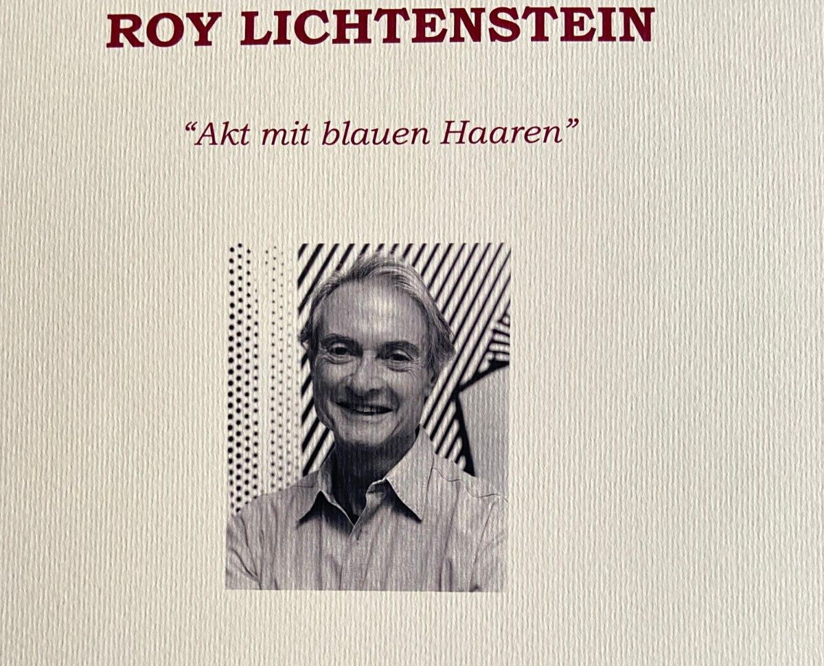 Roy Lichtenstein Lithograph Coa