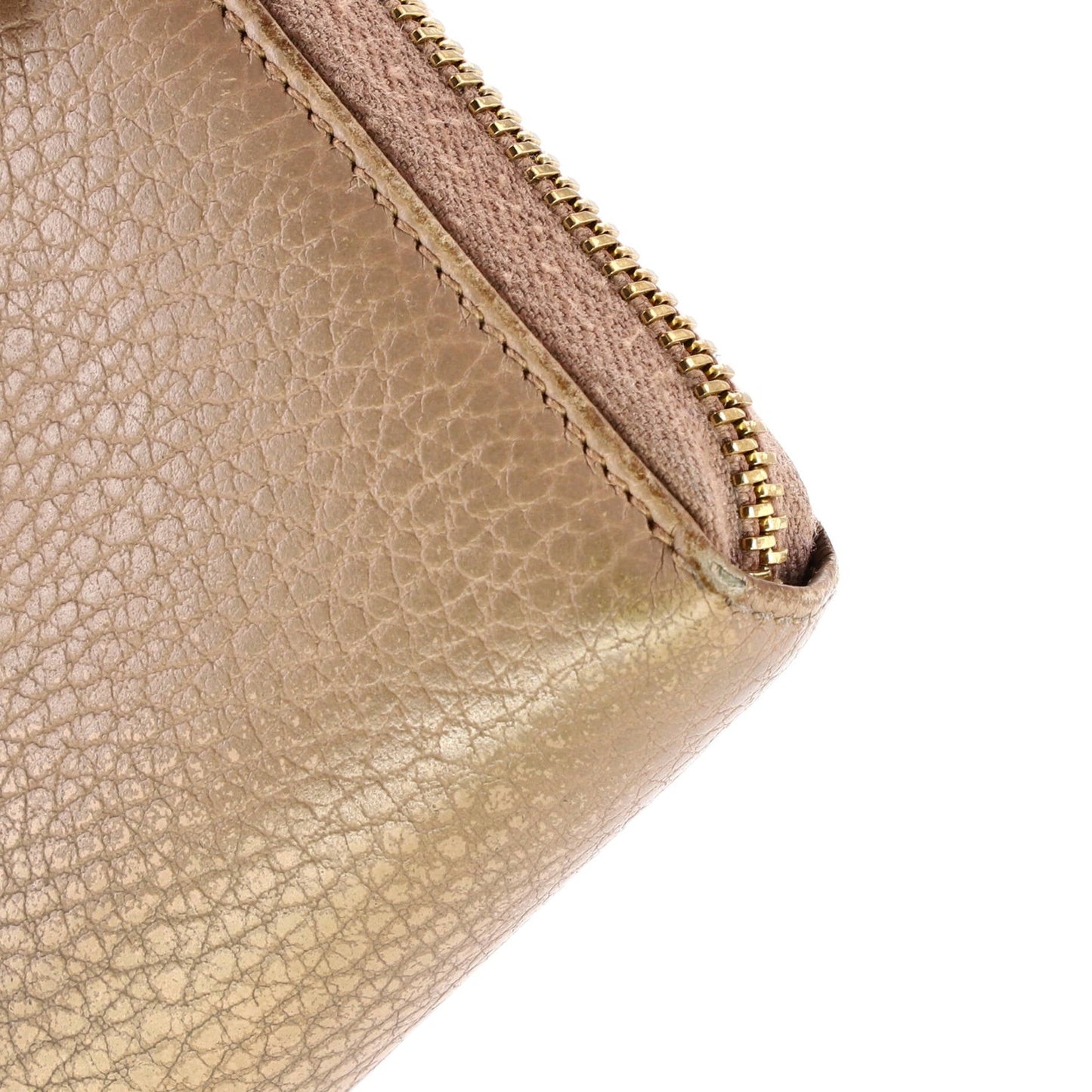 Gucci Gg Marmont Zip Around Wallet Leather