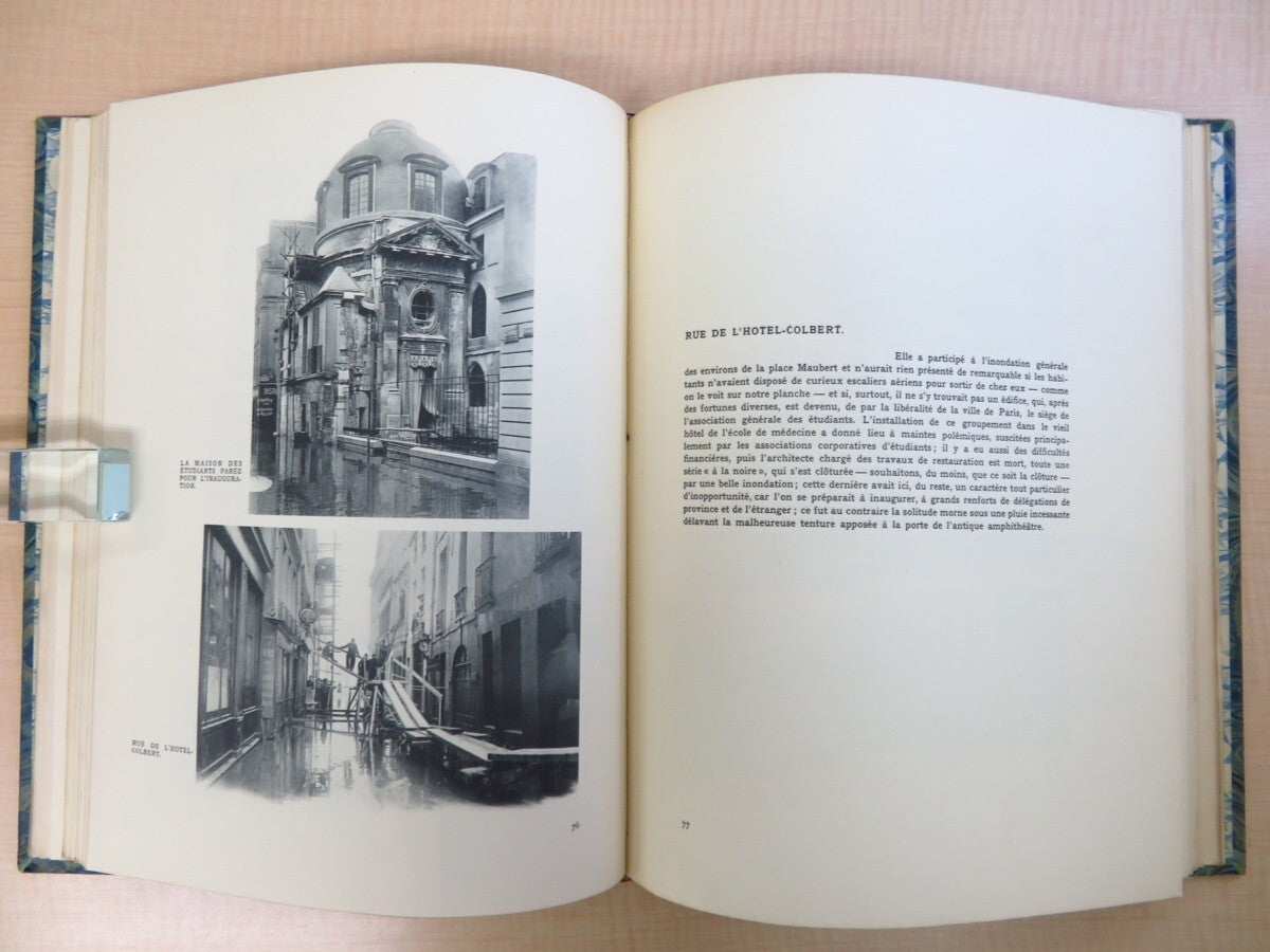 Paris Inonde La Crue De Janvier 1910 Photo Book 1St Edition 1910 Complete French