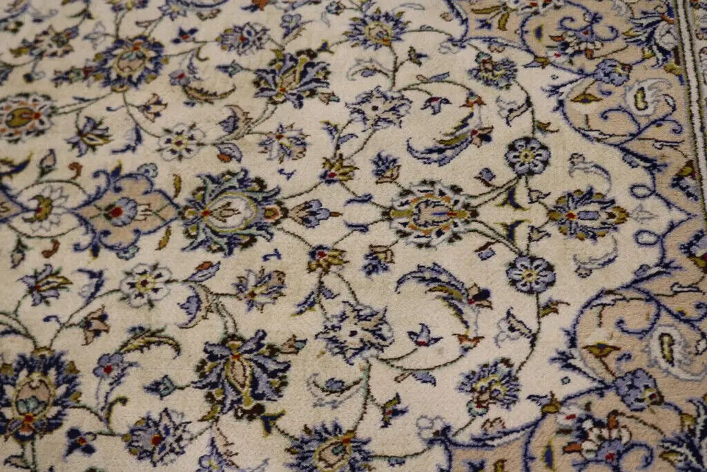 Handmade Vintage Oriental Area Rug Classic Floral