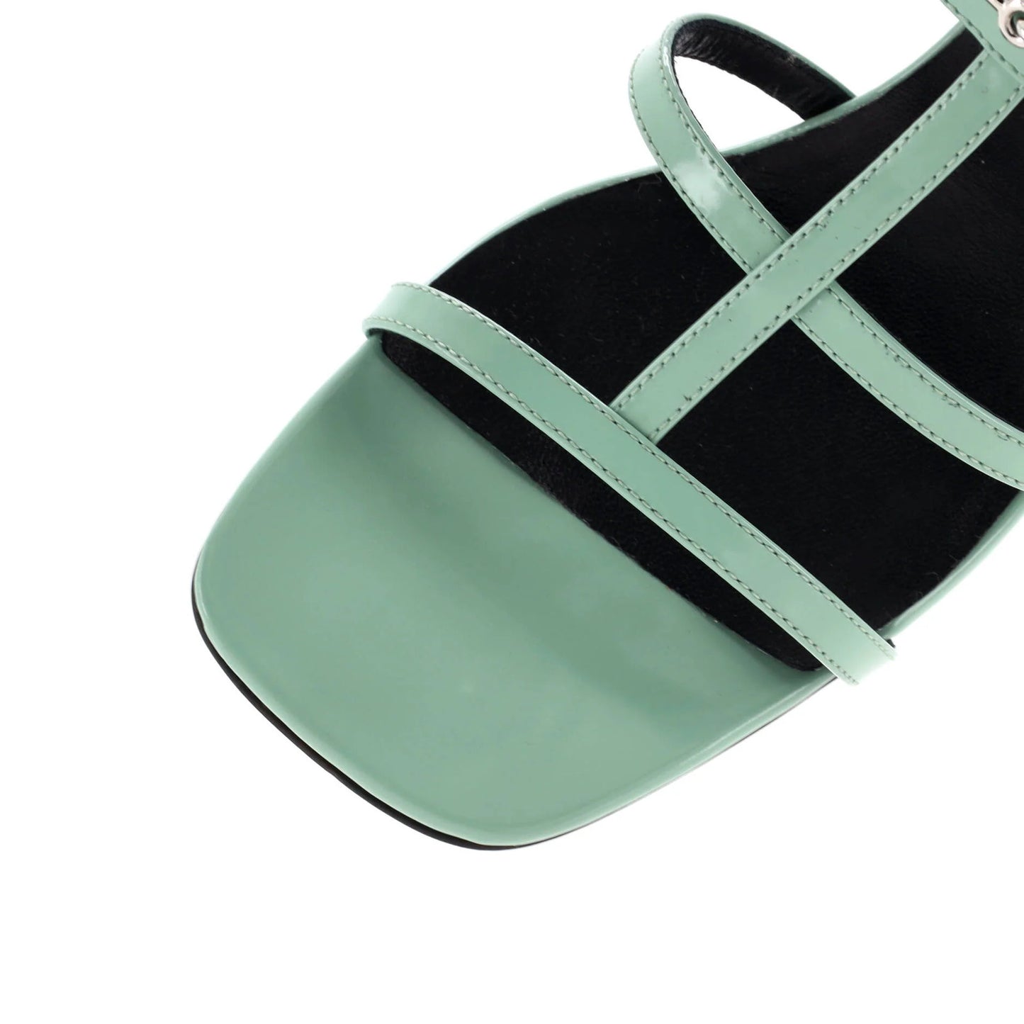 Gucci Women'S Horsebit Cage Heeled Sandals Leather