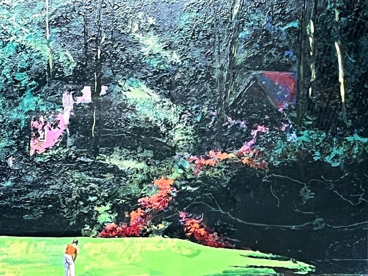 Mark King "Golf Course" Original Silkscreen On