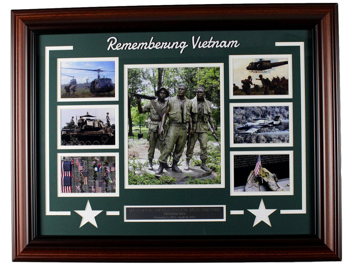 Vietnam War Commemorative Framed Collage